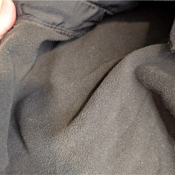 Orvis Black and White Plaid Flannel-Lined Shacket Shirt Size M - Picture 7 of 9